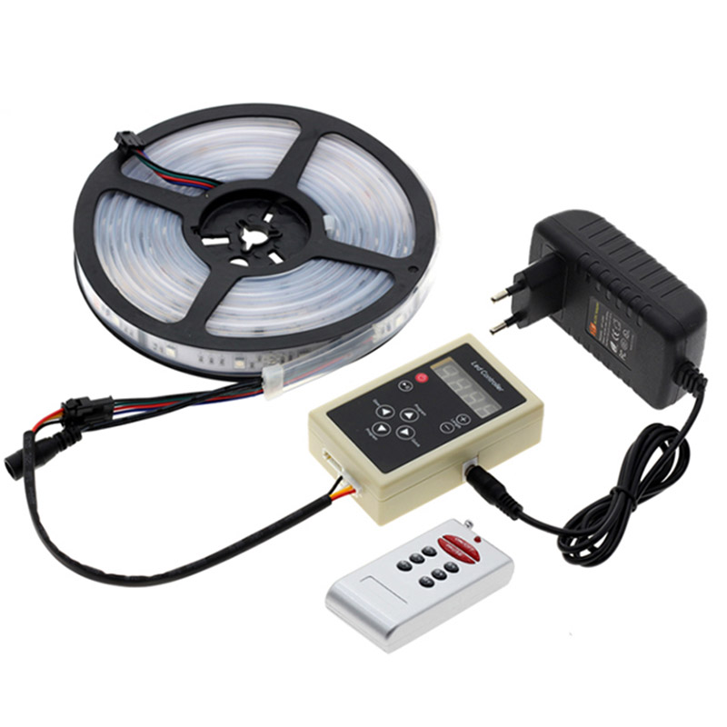 DC12V 16.4ft/5m 6803 SMD 5050 133 Mode Symphony Full-Color LED Light Strip Kit DC12V 16.4ft/5m 6803 SMD 5050 133 Mode Symphony Full-Color LED Light Strip Kit